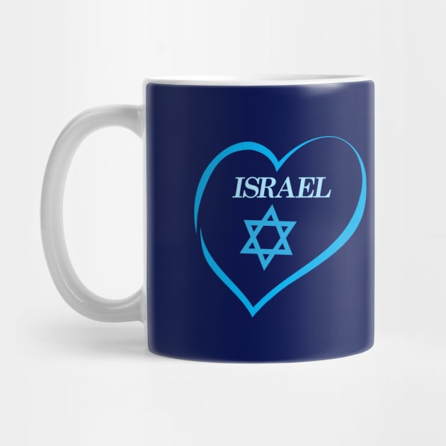 Happy Israel Independence Day Blue Star of David by sofiartmedia